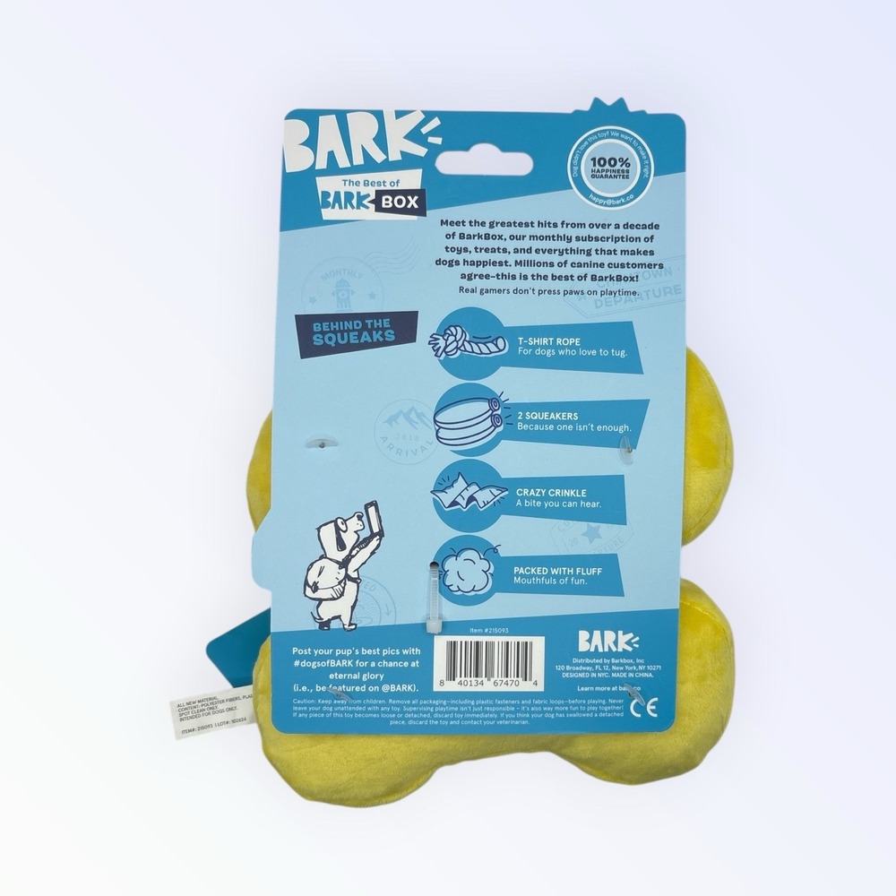 Bark Game Controller Squeaker And Rope Toy NEW!! - Picture 2 of 2